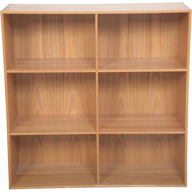 Vintage Bookcase in Elm from Mogens Koch, 1970s For Sale - Image 10 of 10