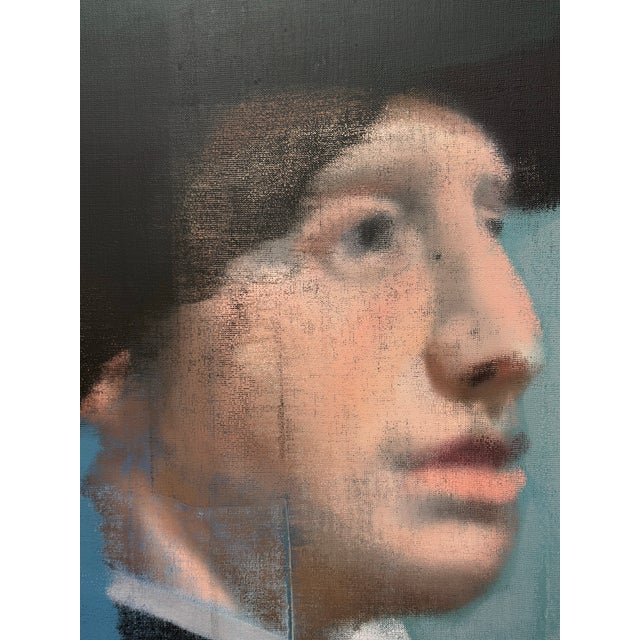 Philip Buller “Red Sash 2” Oil on Linen, Circa 2006 For Sale In San Francisco - Image 6 of 12