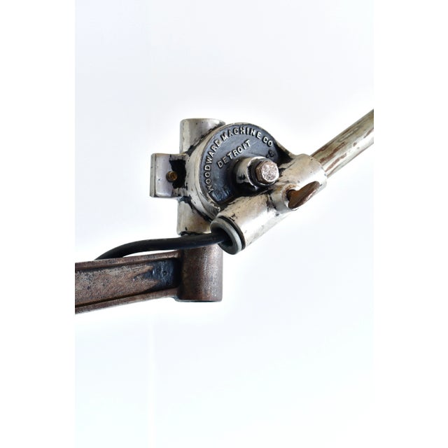 Bauhaus 1940s Woodward Floor Lamp For Sale - Image 3 of 8