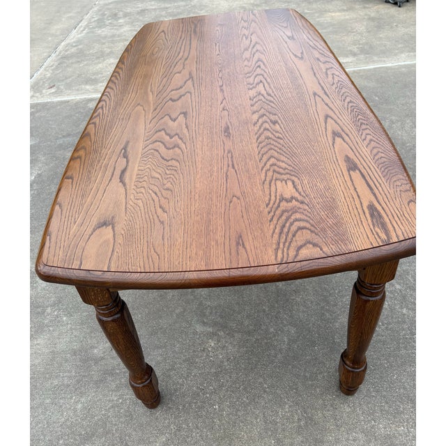 Mid 20th Century Vintage French Country Dining Table For Sale - Image 5 of 9