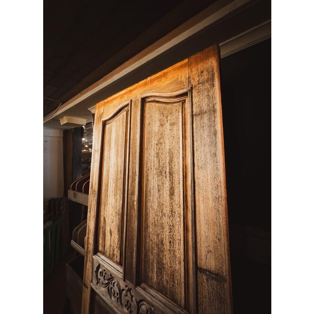 Late 20th Century Wooden Door With Intricate Scrollwork For Sale - Image 4 of 15
