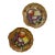 Vintage Seyei China Japan Hand Painted Fruit Dessert Plates – Set of 2 | Raised Fruit Motif | Cottage Kitchen Decor For Sale