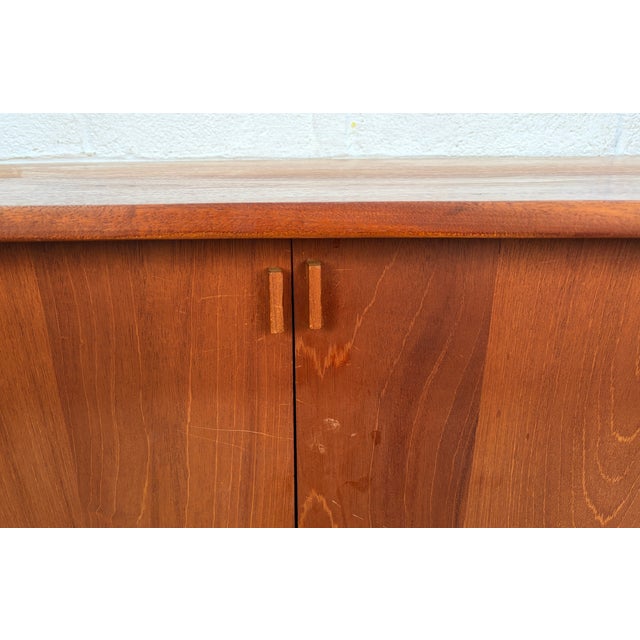 Sculpted Mid 20th Century Live-Edge Walnut Sideboard For Sale - Image 9 of 16