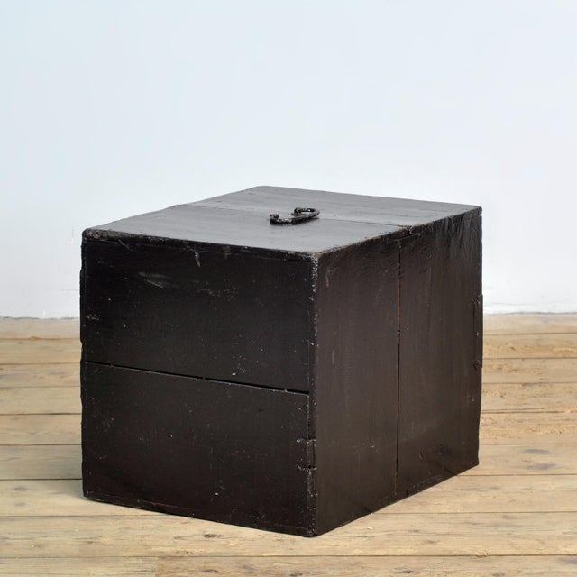Wood Small Japanese Chest of Drawers, 1900 For Sale - Image 7 of 8