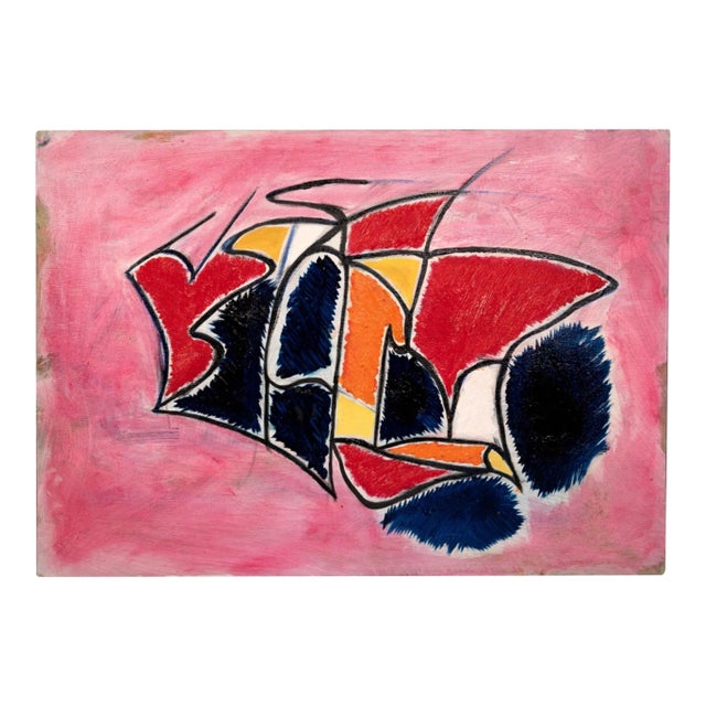 Giorgio Lo Fermo - Pink - Oil Paint - 2015 For Sale