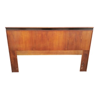 Mid Century Modern Dillingham Espirit Walnut Headboard For Sale