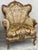 Set of Louis XV Style Armchairs in Brocade and Velvet Fabric, 1920s For Sale - Image 4 of 8