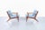 Ib Kofod-Larsen Danish Modern Walnut Lounge Chairs After Ib Kofod Larsen For Sale - Image 4 of 12