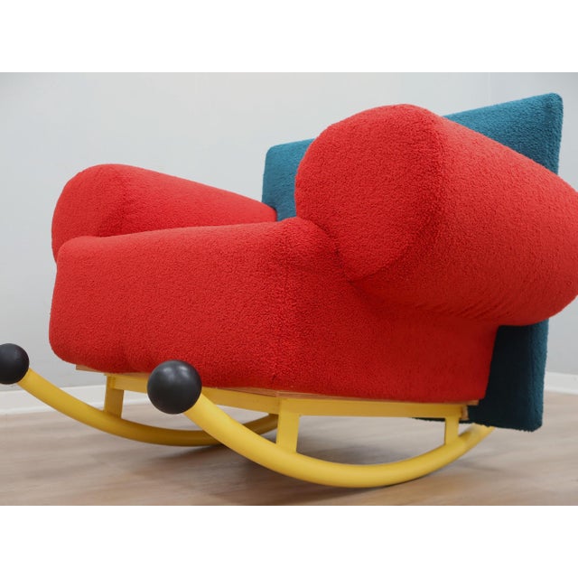 Topolino Rocking Chair by Seveso & Trezzi for Felice Rossi, 1980s For Sale - Image 11 of 13