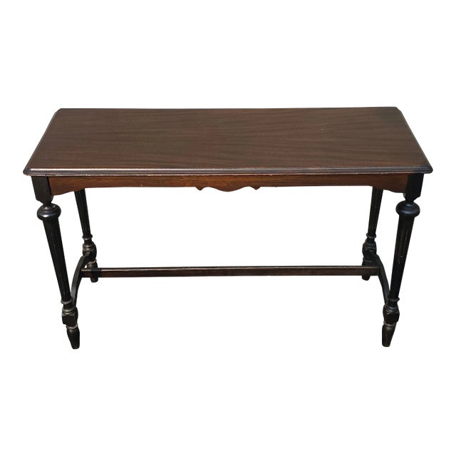 Late 19th Century Victorian Mahogany Library Table For Sale