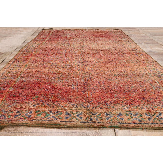 Vintage Beni M'Guild Moroccan Rug, 06'04 X 11'09 For Sale - Image 9 of 10