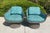 These are very stylish & fun chairs! They swivel around 360 degrees and are well crafted of a solid, sturdy (heavy!) wood...