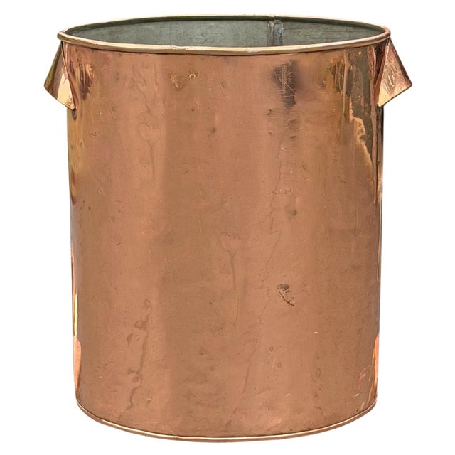Metal Early 20th Century American Copper Dairy Bucket For Sale - Image 7 of 14