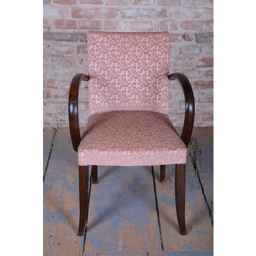 Jules Leleu Vintage Art Deco French Chair in Walnut by Jules Leleu, 1930s For Sale - Image 4 of 13