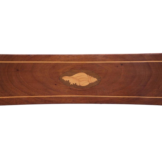 Wood Antique Inlaid Mahogany Dining Chairs, 1800s, Set of 8 For Sale - Image 7 of 10