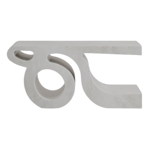 Bianco Namibia Stone Joie Coffee Table by Esther Knopfler For Sale