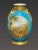 English Antique Royal Worcester Gilt & Turquoise English Landscape Reticulated Vase, Aesthetic Period 1873 For Sale - Image 3 of 10