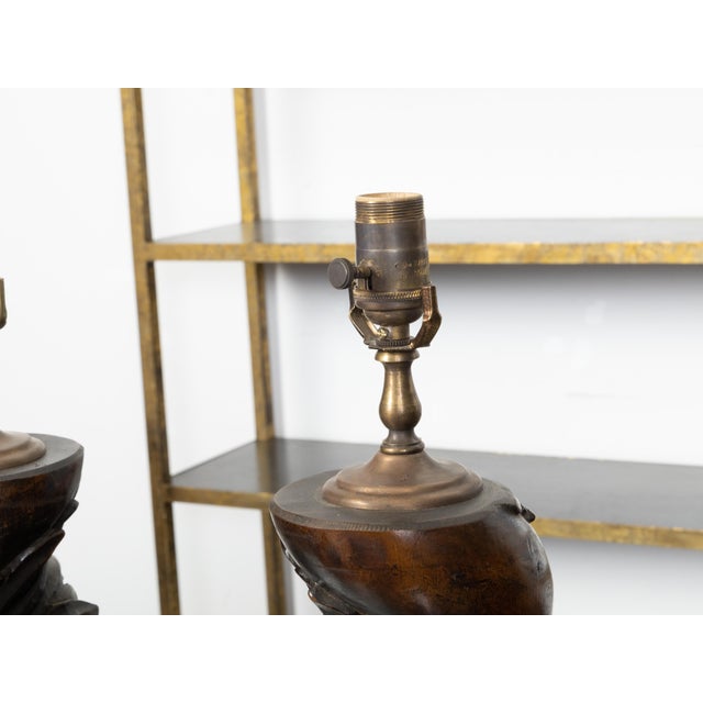 19th Century Italian Carved Walnut Solomonic Columns - a Pair For Sale In Atlanta - Image 6 of 9