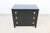 Widdicomb Robsjohn Gibbings for Widdicomb Black Lacquered Mid Century Modern Chest of Drawers For Sale - Image 4 of 14