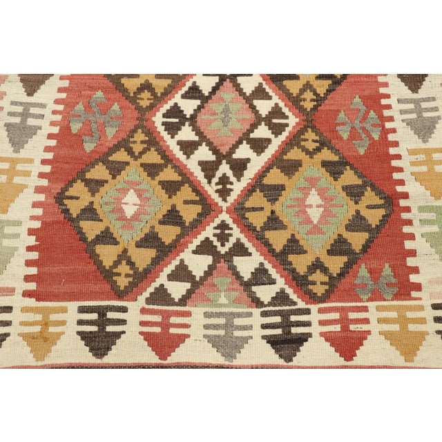 Vintage Persian Shiraz Kilim Rug - 03'01 X 04'10 For Sale - Image 4 of 9