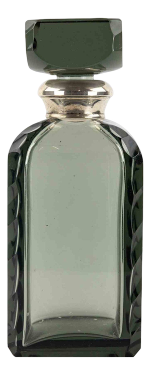 Vintage Bohemian Glass Bottle by Karel Palda, 1930s
