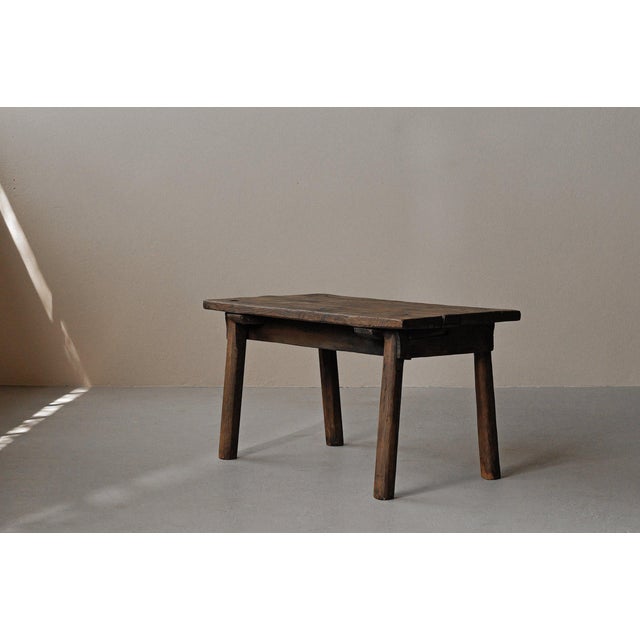 Folk Art Rustic Farmhouse Dining Table, France, 1950s For Sale - Image 14 of 14