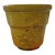 Vintage 1960 Bitossi Italy Yellow Floral Pot For Sale