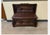 Brown Antique Breton Bench with Shoe Cabinet, 1930 For Sale - Image 8 of 8