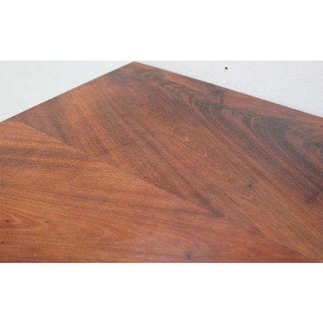 Small Antique Burl Veneer Commode For Sale - Image 6 of 18