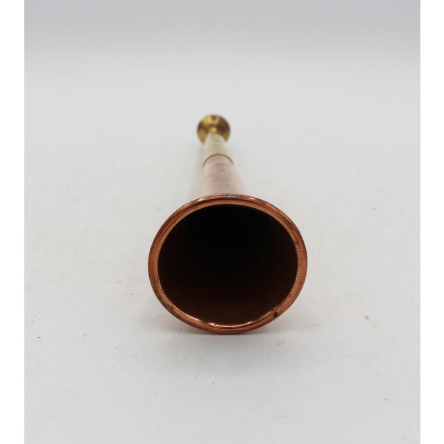 19th Century English Copper and Brass Fox Hunting Horn For Sale - Image 4 of 6