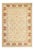 Mogul Collection Hand-Knotted Area Rug - Ivory 6' 4" x 9' 2" For Sale