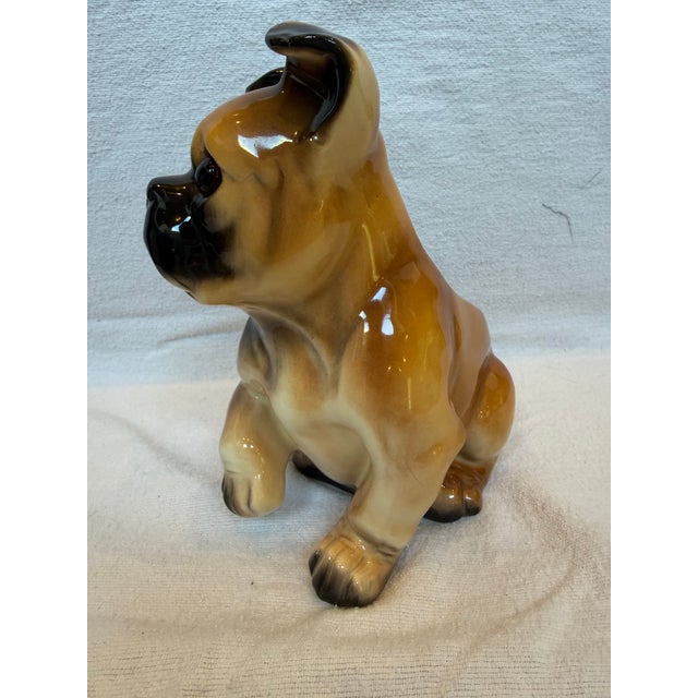1940s Porcelain Boxer Planter For Sale - Image 10 of 11
