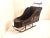 Vintage Black Wood Sled For Sale - Image 4 of 10
