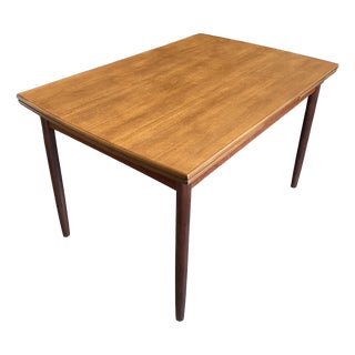 Scandinavian Extendable Teak Table by Johannes Andersen for Samcom, Denmark, 1960s For Sale