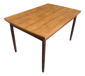 Scandinavian Extendable Teak Table by Johannes Andersen for Samcom, Denmark, 1960s