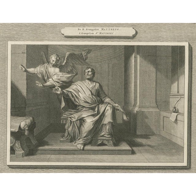 Paper Pieter Mortier, Evangelists Matthew and Mark, 1700s, Paper For Sale - Image 7 of 10