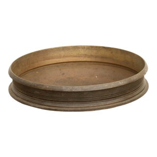 19th Century Golden Bronze Indian Bowl For Sale