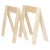 Wood Set of Bock Birch Trestles by Storängen Design For Sale - Image 7 of 7