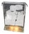 Table Lamp in Glass from Saint Gobain, 1940s For Sale