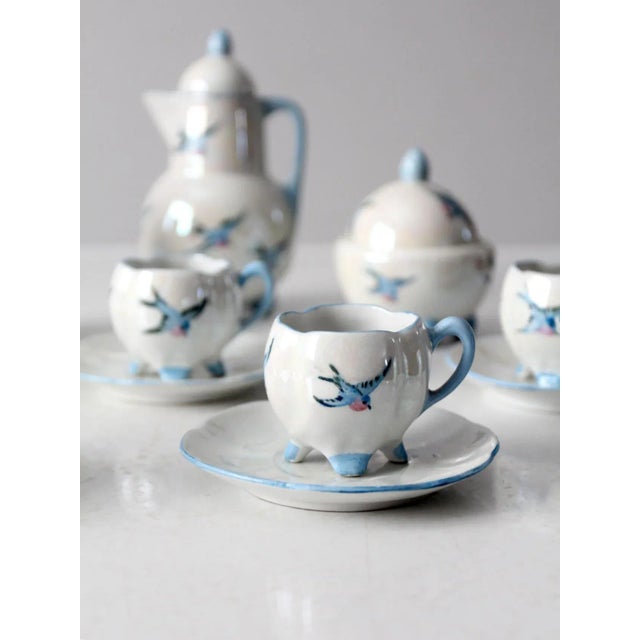 Traditional Antique German Miniature Tea Set - 15 Piece For Sale - Image 3 of 13