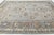 Modern Oushak Style Hand-Knotted Wool Rug in Slate Grey, Terracotta, and Blue For Sale - Image 9 of 12