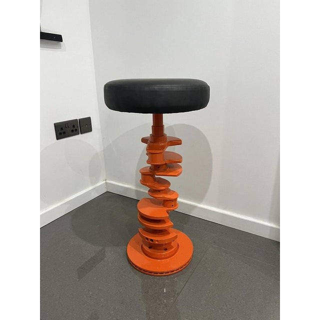 2000 - 2009 V8 Engine-Inspired Crankshaft Bar Stool For Sale - Image 5 of 8