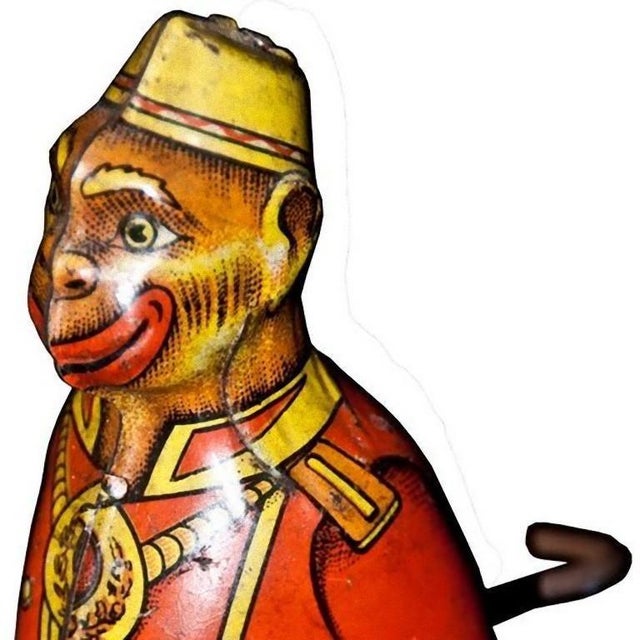 This Wind up Circus Performer is an original vintage toy. Vintage wind up mechanical toy representing a circus performer....