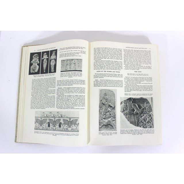 1960 Mythology Larousse Encyclopedia of Mythology Coarse Linen Hard Cover Coffee Table Book With Dust Jacket For Sale - Image 14 of 18