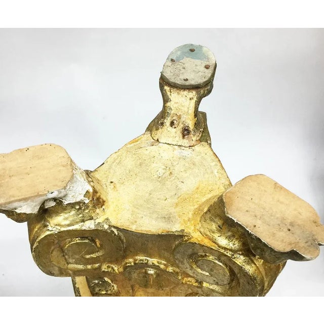 19th Century Baroque Style Candle Stand For Sale - Image 9 of 11
