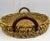 Late 20th Century Late 20th Century Woven Seagrass Tray With Wooden Handles — Coastal Organic Style For Sale - Image 5 of 6