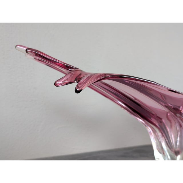 Exceptional Sommerso Murano Glass Centerpiece Bowl For Sale In Phoenix - Image 6 of 9