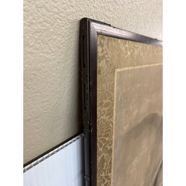 19th Century Japanese Byobu Taoist Folding Divider, Antique For Sale - Image 5 of 15