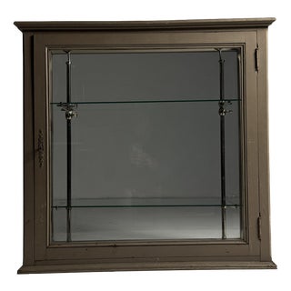 French Display Cabinet in Grey, 1900s For Sale