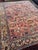 Antique Heriz Village Carpet Rare Camel Border with Coral Ground in Naive Harshang Design with Sickle Leaf Motif Rug 9.4 x 11.4 For Sale - Image 11 of 16